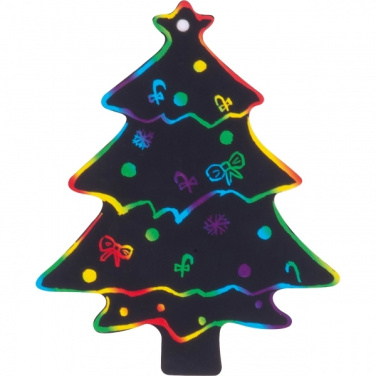 Logotrade promotional giveaway picture of: Scratch-off Christmas ornaments SOUTH POLE
