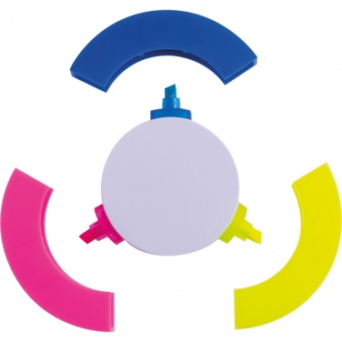 Logo trade promotional items picture of: 3-in-1 Highlighter ANDORRA