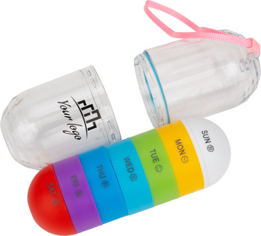 Logo trade advertising products image of: Pillbox