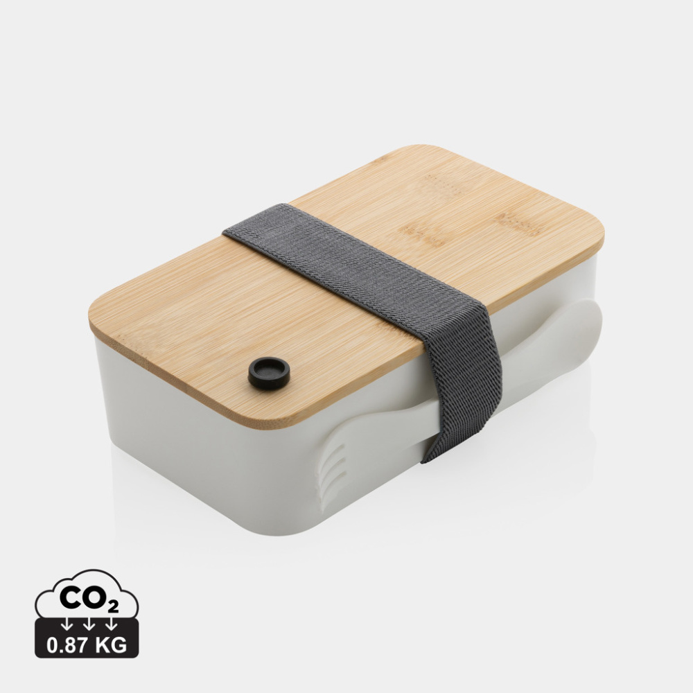 Logo trade promotional merchandise image of: RCS RPP lunchbox with bamboo lid