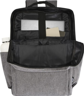 Logotrade business gift image of: Libra 15” GRS recycled laptop backpack 15L