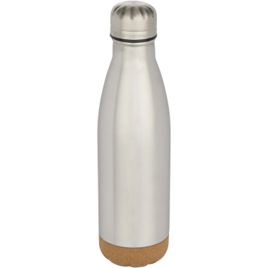 Logotrade promotional gift picture of: Cove 500 ml double wall vacuum insulated stainless steel water bottle with cork details