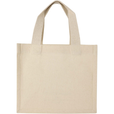 Logo trade promotional giveaways picture of: Odessa 220 g/m² GRS recycled cotton mini gusset tote bag 9L