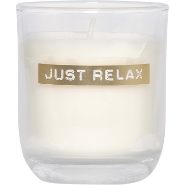 Logotrade advertising products photo of: Wellmark Discovery 250 ml hand soap dispenser and 150 g scented candle set