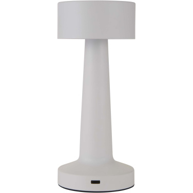 Logo trade business gifts image of: Aludra rechargeable dimmable table lamp with 3 light modes