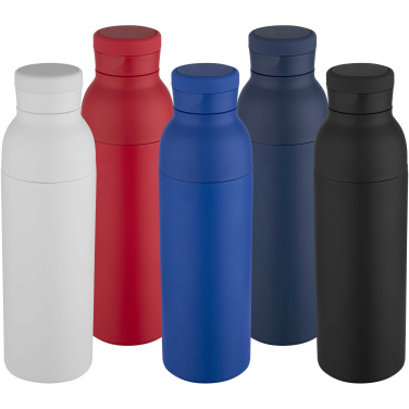 Logo trade business gifts image of: Illuminate 650 ml RCS recycled stainlesss steel double wall insulated water bottle