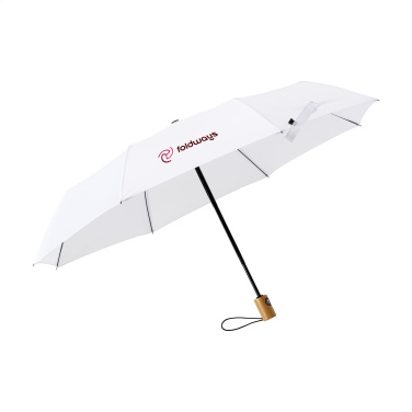 Logo trade promotional product photo of: Michigan foldable RCS RPET umbrella 21 inch