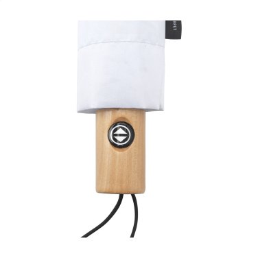 Logo trade promotional gifts picture of: Michigan foldable RCS RPET umbrella 21 inch