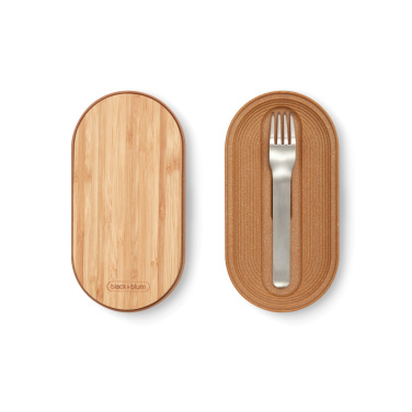 Logo trade promotional gift photo of: Black+Blum Stainless Steel Double Bento Box