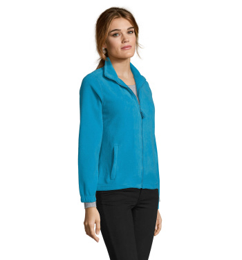 Logotrade promotional item picture of: NORTH WOMEN ZIPPED FLEECE