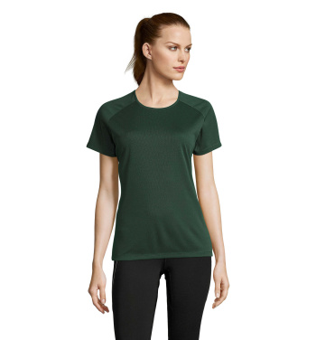 Logo trade promotional giveaway photo of: SPORTY WOMEN T-SHIRT POLYES