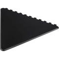 Frosty triangular recycled plastic ice scraper, Black