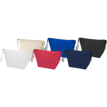 Logo trade promotional products picture of: Odisha 180 g/m² OCS organic large accessory pouch 3L