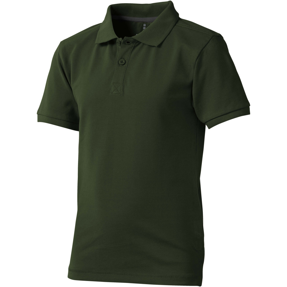 Logo trade advertising products image of: Calgary short sleeve kids polo