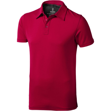 Logo trade promotional giveaways image of: Markham short sleeve men's stretch polo