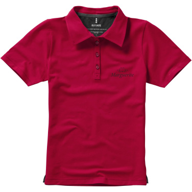 Logo trade promotional merchandise photo of: Markham short sleeve women's stretch polo