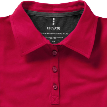 Logo trade corporate gifts image of: Markham short sleeve women's stretch polo