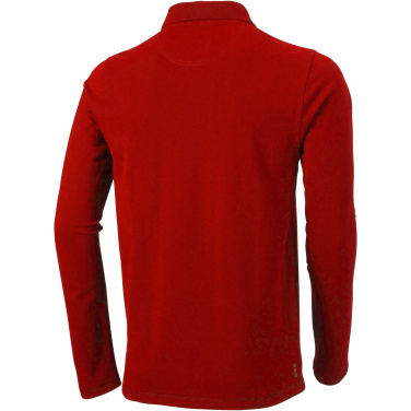 Logo trade promotional gift photo of: Oakville long sleeve men's polo