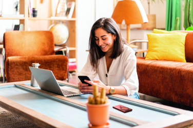 Logotrade promotional giveaway picture of: Wireless charger power bank