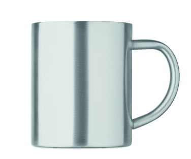 Logo trade business gifts image of: Recycled stainless steel mug