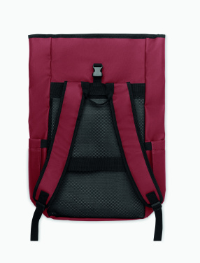 Logo trade advertising products picture of: Rolltop laptop rucksack 600D