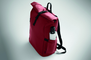 Logo trade promotional gifts picture of: Rolltop laptop rucksack 600D