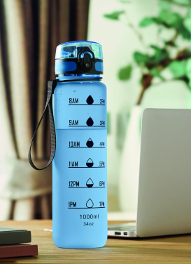 Logo trade corporate gift photo of: Sports water bottle RPET 1L