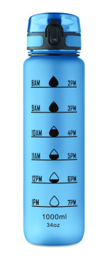 Logo trade promotional items image of: Sports water bottle RPET 1L