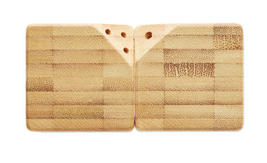 Logotrade corporate gift image of: Bamboo salt & pepper set