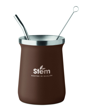 Logo trade promotional giveaway photo of: Yerba mate tea cup