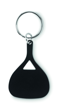 Logo trade promotional merchandise picture of: Aluminium key ring