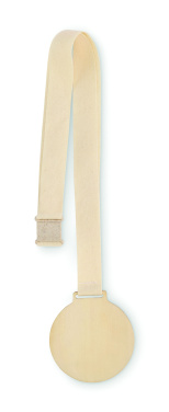 Logo trade promotional merchandise photo of: Wooden medal