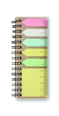 Logo trade corporate gifts picture of: Memo pad in PP