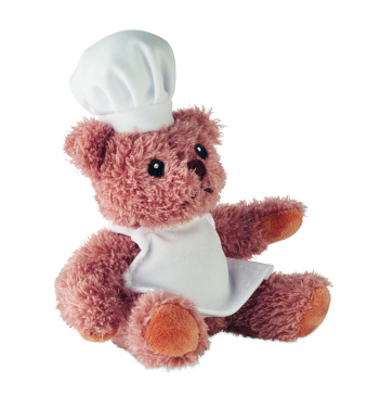Logo trade promotional merchandise image of: Teddy bear plush chef