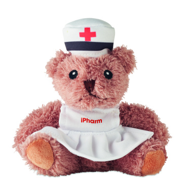 Logo trade business gift photo of: Teddy bear plush nurse