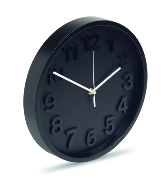 Logo trade promotional merchandise picture of: Wall clock in PP
