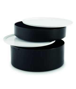 Logo trade promotional giveaways image of: PP two-tier lunch box 950 ml