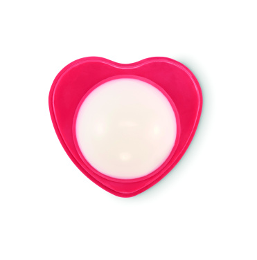 Logotrade promotional product picture of: Heart shape vegan lip balm