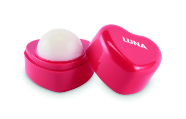 Logotrade corporate gift picture of: Heart shape vegan lip balm