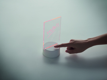 Logotrade promotional giveaway image of: Light-up LED memo board