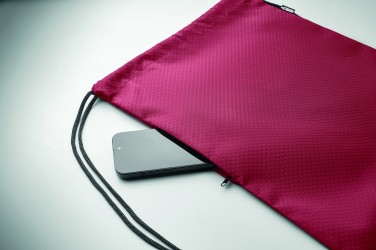 Logotrade advertising product picture of: Drawstring bag in 420D RPET