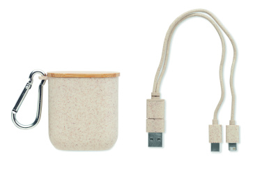 Logo trade advertising products picture of: Cable set in case