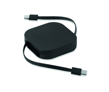 Logo trade corporate gift photo of: 100W retractable charging cable