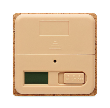 Logo trade corporate gift photo of: Bamboo twist snooze timer