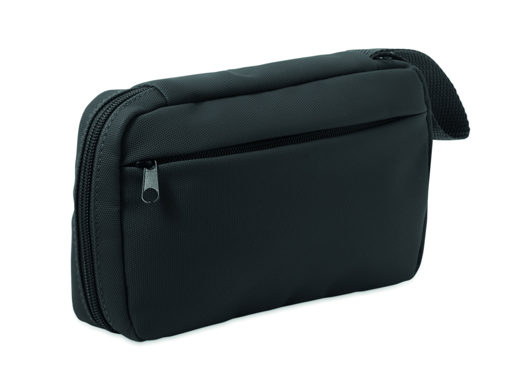 Logotrade promotional gift image of: Toiletry bag 600D RPET