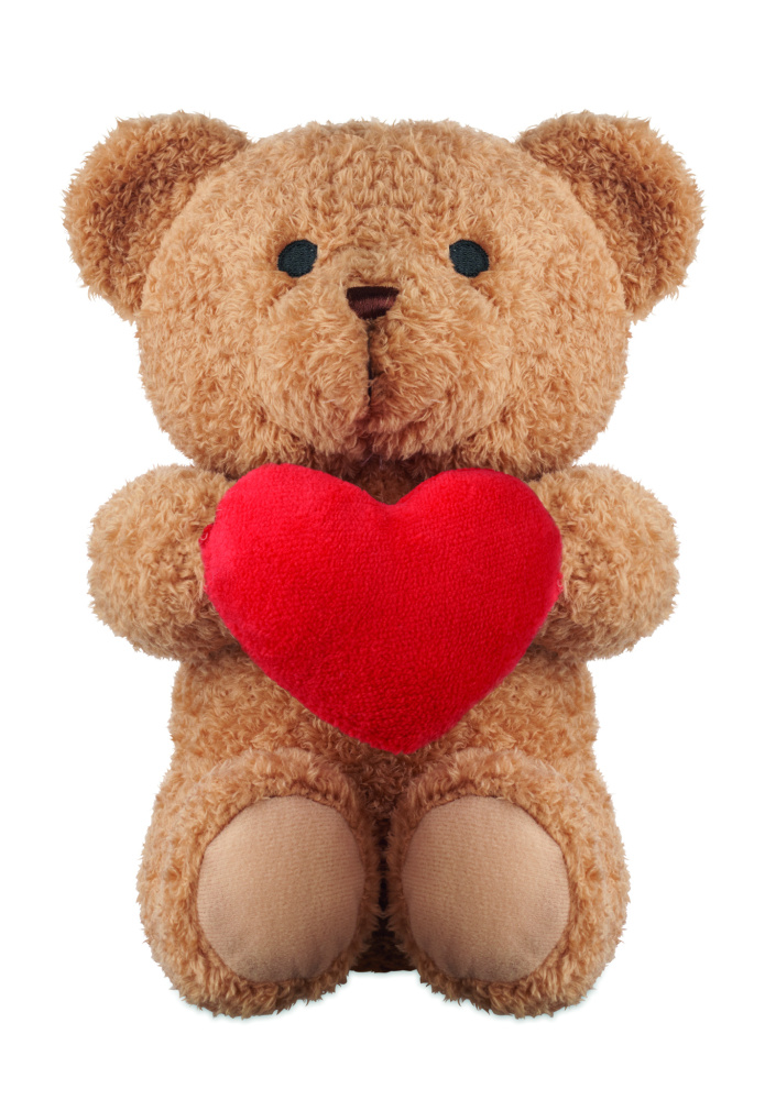 Logotrade advertising product picture of: Teddy bear with heart 23cm