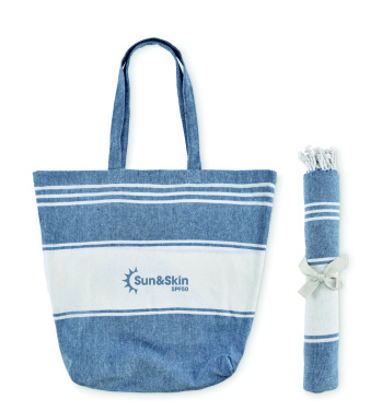Logotrade corporate gifts photo of: Beach bag with hammam towel