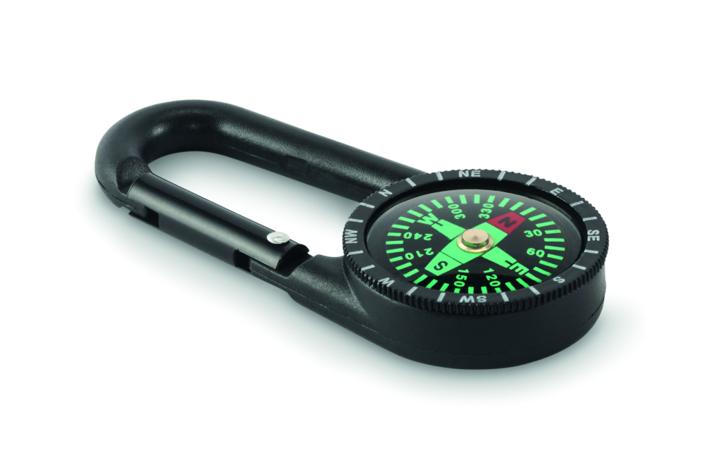 Logotrade promotional giveaways photo of: Outdoor compass with carabiner