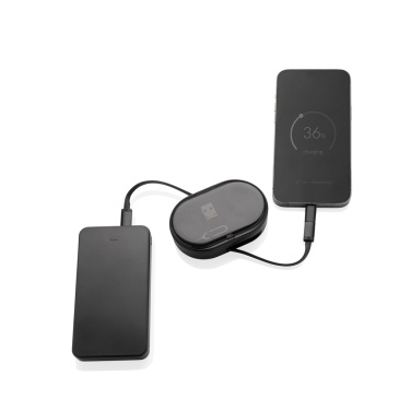 Logotrade promotional item picture of: Chargevix RCS rplastic Multi-functional 60W charging set