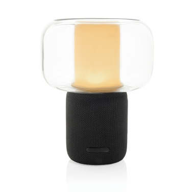Logo trade promotional merchandise image of: Lux RCS recycled plastic 10W speaker lamp